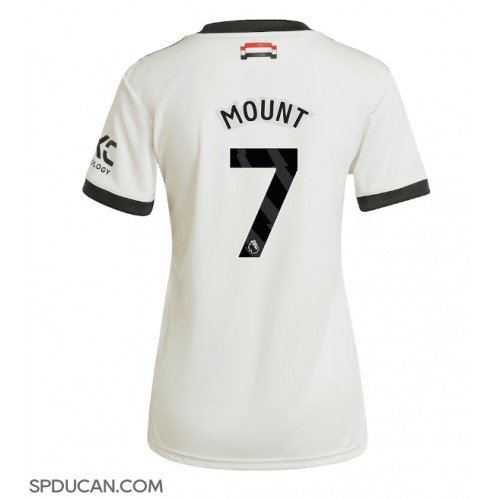 Zenski Nogometni Dres Manchester United Mason Mount #7 Rezervni 2024-25 Kratak Rukav